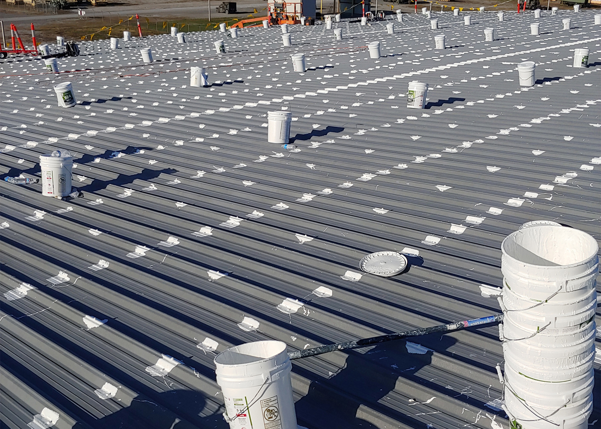 Silicone Roof Coating — commercial roofing in Omaha, NE